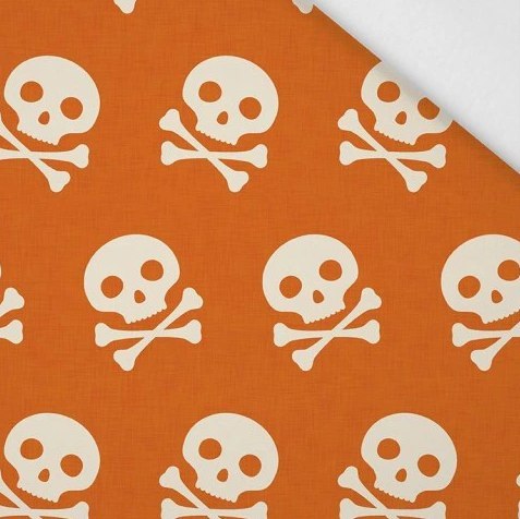 WHITE/ORANGE SKULLS OBROŻA Z SOFSHELLU 3CM/4CM/5CM WHITE/ORANGE SKULLS OBROŻA Z SOFSHELLU 3CM/4CM/5CM